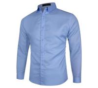 Generisch Herrenhemden Langarm Baumwolle Formales Hemd Oxford Langarmhemd Slim fit Businesshemd Knitterfreies Herrenhemden Bügelfrei Freizeithemd Leicht Trachtenhemd Freizeit Arbeithemd für Männer