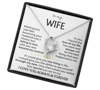 Generisch Herz Halskette mit Herz Anhänger - Valentinstag Liebe Klassischer Charme,Modische Charme Halskette | für Alltag Party Casual Ehefrauen Mutter Hochzeit