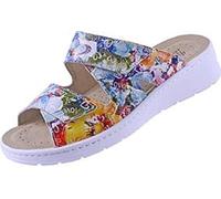 Generisch Hickersberger Kräuterschuhe Damen Pantolette,Weite G, multi flove, Leder, herausnehmbare Einlage, 62309 - Größe 40