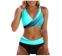 Generisch high Waist Bikini, Meine bestellungen anzeigen, Angebote des Tages Heute Bikini Damen bauchweg für Dicke Knappe Damen Set große brüste sexy Push up Bikinis & Taillenslips für sexy mit