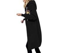 Generisch Hoodie Damen Festliche Mode Gelbes Sweatshirt Pullover Größe 56 Beheizbarer Pulli Jacken Maedchen Teenager Kuscheljacke Flauschig Tiger Oberteil Oversized Strickjacke Mit Schrift Graue