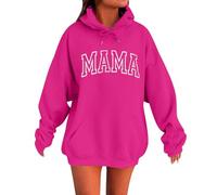 Generisch Hoodie Damen Kapuzenpullover Pullover Herbst Winter Casual Sweatshirt Langarm Baumwolle Hoody Oberteile mit Kapuze,Gestreifter Pullover Damen,S-6XL