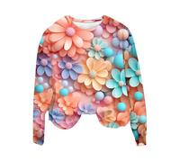 Generisch Hoodie Damen Kleidung Frühling Oversize Mantel Für Bomberjacke Steppmantel Aus Wolle Und Kaschmir Sweatshirt Lila Violett Batik Shirt Hippie Gothic Oberteil Langarm Strickjacke Gestreift