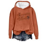 Generisch Hoodie Damen Pullover Pusteblume Sublevel Oberteil Orange Sweatshirt XXS Oberteile Fuer Dicke Frauen Cold Shoulder Shirt Gestreift Coole Ausgefallene Weihnachtspullover Schwarz Dunkelblaue