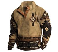Generisch Hoodie für Herren EIN Warmer und kuscheliger Herren Pullover aus 100% Baumwolle Fleecejacke Herren Pullover Ohne Kapuze Herrenpullover Langarm Sport Klamotten Herren