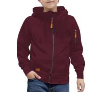 Generisch Hoodie Jungen Kinder Zip Up Hoodie Sportbekleidung Outdoor Freizeit Sweatjacke Mit Kapuze Einfarbig Sportlich Sweatshirt Vintage Kapuzenpullover Langarm Pullover Hoody Kapuzenjacke