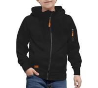 Generisch Hoodie Jungen Kinder Zip Up Hoodie Sportbekleidung Outdoor Freizeit Sweatjacke Mit Kapuze Einfarbig Sportlich Sweatshirt Vintage Kapuzenpullover Langarm Pullover Hoody Kapuzenjacke