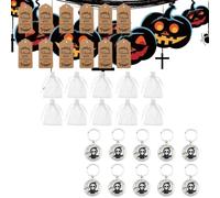Generisch Horror Schlüsselanhänger 12-Teiliges Halloween Spuk-Schlüsselring
