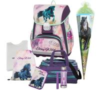 Generisch Horse - Pferd - Oxy Bag PREMIUM ONE Schulranzen-Set (7 teilig mit Sporttasche und Schultüte)