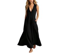 Generisch Hosenanzug Damen,Eleganter LäSsiger Jumpsuit Mit Taschendetails In Unifarbe -Ausschnitt Das Perfekte Alltagsoutfit