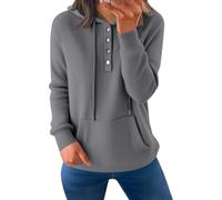 Generisch Jacke Damen, kaputzensweatjacke Damen, Pullover Herren, Oversize Herren, Damen-Kapuzenpullover, mit reißverschluss, Casual Style, Kapuzenpulli, Decke mit ärmel, Streetwear y2k