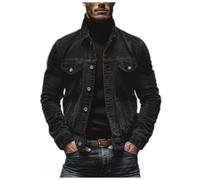 Generisch Jeans Jacken Für Herren Sommer Jeansjacke Mit Taschen Softshelljacke Leichte Blouson Jacke Dünne Übergangsjacke Zip Up Sportlich Trainingsjacke Outdoor Freizeitjacke Frühlingsjacke