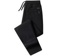 Generisch Jogginghose Damen Winter Gefüttert Sporthose Fleece Laufhose Dicke Warme Fitnesshose Trainingshose High Waist Sweathose Einfarbig Sweatpants Baggy Comfort Freizeithose Herbst Jogging Hose