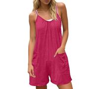 Generisch Jumpsuit Kurz Damen Sommer Elegante Hosenanzüge Overall Festlich Hochzeit Jampsuit, Elegant Hosenanzug Für Outfit Weiß Sportlich Lang Eleganter Jumpsuits Festlicher Zweiteiler Große Größen
