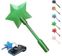 Generisch Kartenetui Zauberstab, Kreditkartenetui Magic Wand Card Holder, 3D Gedruckter Kreativ Kartenhalter für Kreditkarte, Lustig Kontaktlos Bezahlen Tap to Pay, Feenstab Kartenhalter