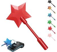 Generisch Kartenetui Zauberstab, Kreditkartenetui Magic Wand Card Holder, 3D Gedruckter Kreativ Kartenhalter für Kreditkarte, Lustig Kontaktlos Bezahlen Tap to Pay, Feenstab Kartenhalter