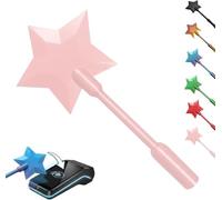 Generisch Kartenetui Zauberstab, Kreditkartenetui Magic Wand Card Holder, 3D Gedruckter Kreativ Kartenhalter für Kreditkarte, Lustig Kontaktlos Bezahlen Tap to Pay, Feenstab Kartenhalter