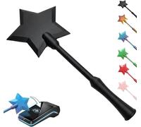 Generisch Kartenetui Zauberstab, Kreditkartenetui Magic Wand Card Holder, 3D Gedruckter Kreativ Kartenhalter für Kreditkarte, Lustig Kontaktlos Bezahlen Tap to Pay, Feenstab Kartenhalter