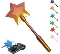 Generisch Kartenetui Zauberstab, Kreditkartenetui Magic Wand Card Holder, 3D Gedruckter Kreativ Kartenhalter für Kreditkarte, Lustig Kontaktlos Bezahlen Tap to Pay, Feenstab Kartenhalter