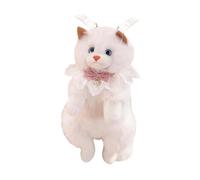 Generisch Katzen-Plüsch-Rucksack - Stofftier-Rucksack | Tasche In Katzenform, Stoffkatzen-Design, 1 Stück, Süßer Schultagesrucksack, Kindertasche, Weiche Tierrucksäcke Für Grundschulkinder, Mädchen,