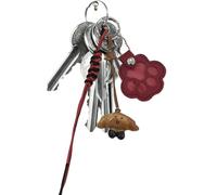 Generisch Katzenhaar Schlüsselanhänger | Katzen Abdruck Schlüsselband Andenken - Leichtes Charm Andenken Sammler für Lebenserinnerungen Familien Zuhause Kätzchen