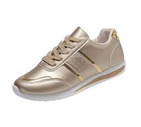 Generisch Keilabsatz Schuhe Damen Schuhe Sneakers Orthopädische Schuhe Elegante rutschfeste Walkingschuhe Freizeit Breite Füße Laufschuhe Hallux Valgus Freizeitschuhe orthofeet Damen Gold 39