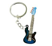 Generisch Key Chain Guitar - Stainless Steel 6.6x2.3cm 20g | Backpack Decoration Guitar Key Pendant Music Keys Chains Guitarr Ornament Instrument Keychain Mini For Guitarr Players Boys G