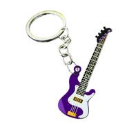 Generisch Key Chain Guitar - Stainless Steel 6.6x2.3cm 20g | Backpack Decoration Guitar Key Pendant Music Keys Chains Guitarr Ornament Instrument Keychain Mini For Guitarr Players Boys G