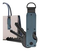 Generisch Key Organizer, Smart Compact Keyholder, 8.4cm/3.31inch Metal Pocket Ring Case, Anti-Rattle Design, Fits 1-5 Standard Keys, Sleek Solution for Home, and Car