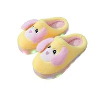 Generisch Kinder Hausschuhe Jungen Mädchen Slipper Pantoffeln Leicht rutschfest Hüttenschuhe Fleece Slippers Plüsch Gefütterte Filzhausschuhe