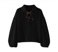 Generisch Kinder Renaissance Pirat Hemd Mittelalter Hemd für Jungen Renaissance Kind Piraten Mittelalterliches mit Langarm Vintage Jungen Bluse Viktorian Gothic Bluse Traditionelle Kleidung