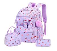 Generisch Kinder Rucksack Atmungsaktive Lunchbox Federtasche Büchertasche | Cartoon Schulrucksäcke Für Kindergarten Vorschule Grundschule Schulstart Reisen Schüler