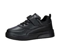 Generisch Kinder-Sneakers für Jungen Mädchen Leichte rutschfeste Sportschuhe für Schule Laufen Spielen Sportliche Freizeitschuhe Bequeme Atmungsaktive Kinderschuhe (Black, 39)