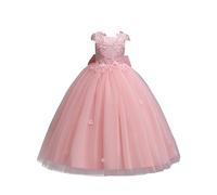 Generisch Kleider Für Baby-Mädchen, Taufkleider Mädchen Spitzenkleid Prinzessin Kleid Hochzeitskleider Blumenmädchenkleider Brautjungfernkleid Kommunionkleid Kommunionkleider