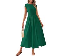 Generisch Kleider Maxi Sommerkleider Damen Lang Abiball Kleid Milkmaid Dress Strandkleidung Für Damen Lange Abendkleider Mit Ärmel Cocktailkleid Lang Kleidung Sommer Sommerkleid Stillkleid