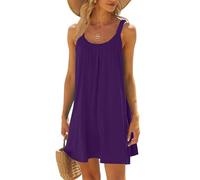 Generisch Kleider Sommerkleid Damen Mit Ärmel 50Er Jahre Kleider Dress for Women Cover Up Strandkleid Abendkleider Für Hochzeit Cocktailkleid Damen Kurz Sommerbekleidung Für Sommerkleid Beige Kleid