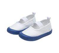 Generisch Kleinkind Baby Jungen Mädchen Schuhe Flache Schuhe Bao EIN Fuß Off Mädchen Leinwand Schuhe Baby Weiche Sohle Casual Schuhe einfache Mode Unisex (Blue, 31 Little Child)