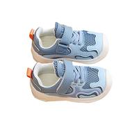 Generisch Kleinkind Mädchen Turnschuhe Mädchen Weiche Sohle Casual Schuhe Frühling Sommer Baby Ausgehöhlte Mesh Oberfläche Funktion Schuhe Jungen Wanderschuhe (Blue, 26 Toddler)