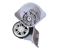 Generisch Kofferrollen Ersatzrollen,Koffer Rollen Ersatz 1 Paar A19 DIY Trolley Koffer Gepäck Ersatzrollen Schwenkbare Reparatur Zubehör Stumme Rollenbremse Räder for Reisetasche(Light Grey)