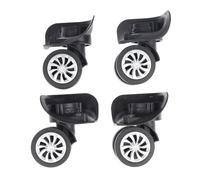 Generisch Kofferrollen Ersatzrollen,Koffer Rollen Ersatz 4Pcs Koffer Gepäck Universal 360 Grad Schwenk Räder Trolley Rad Werkzeuge