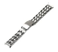 Generisch Kompatibel mit Tissot Uhrenarmband Stahl Uhrenarmbänder 1853 Original T17 T461 T014 PRC200 Edelstahl Kette 19mm 20mm(19mm)