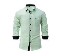 Generisch Kurzarm Hemd Oktoberfest Herren Herren kurzarmhemden Hemd leinenhemd Herren 4XL herrenhemden Kurzarm arbeitshemden Kurzarm freizeithemd Herren Kurzarm schwarzes Hemd Herren