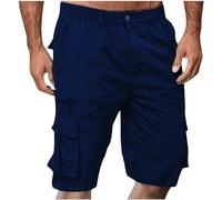 Generisch Kurze Cargo Hose Herren Arbeitsshorts Outdoor Sommer Shorts Freizeit Wanderhose Cargohose Klassische Mehrfachtaschen Cargo Shorts Männer Sweatshorts Bermudashorts Sommershorts Sommerhosen