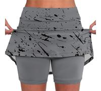 Generisch Kurze Hose Damen Leichte Sommer Shorts Bequeme Wanderhose Luftig Jogginghose Casual Radlerhose Figurbetont Kurze Sporthose Yogahose High Waist Stretchhose Strandhose (A32 Gray,XXL)