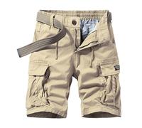 Generisch Kurze Hose Herren Cargo,Herren Cargohose Mit Tasche Lockere Passform LäSsige Shorts Stilvolle Gerade Geschnittene Leichte Hose FüR Den Alltag