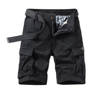 Generisch Kurze Hose Herren Cargo,Herren Cargohose Mit Tasche Lockere Passform LäSsige Shorts Stilvolle Gerade Geschnittene Leichte Hose FüR Den Alltag