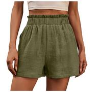 Generisch Kurze Hosen Damen Muay Thai Shorts Sport Hose kurz Damen Pyjamahose kurz Kurze Weste Shorts elegant braun Sporthosen Damenkleider elegant Sommer Sommer high Waist schlafhosen