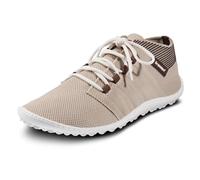 Generisch L E G U 4 N 0 - BEAT - Damen/Herren Barfußschuh/Sneaker, Sand, 44
