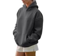 Generisch Lässige Leichte Jogginganzug Damen Loose Fit Sport Kapuzenpullover Oversize Langarm Groß Kleiner Standard Schwarzer Hoodie Pullunder Zipper Sommer Top Sweater For Women Foxed Leggings Sehr