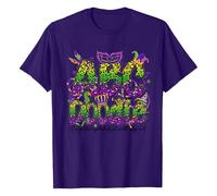 Generisch Lässiges Damen Oberteil Rundhalsausschnitt mit modischem Grafik Aufdruck Design für Übergrößen Bequeme Freizeitmode (Purple, XXL)